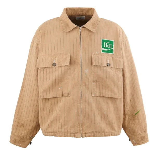 Beige Saint Mxxxxxx x Sean Wotherspoon Uniform Hell Zip-Up Jacket