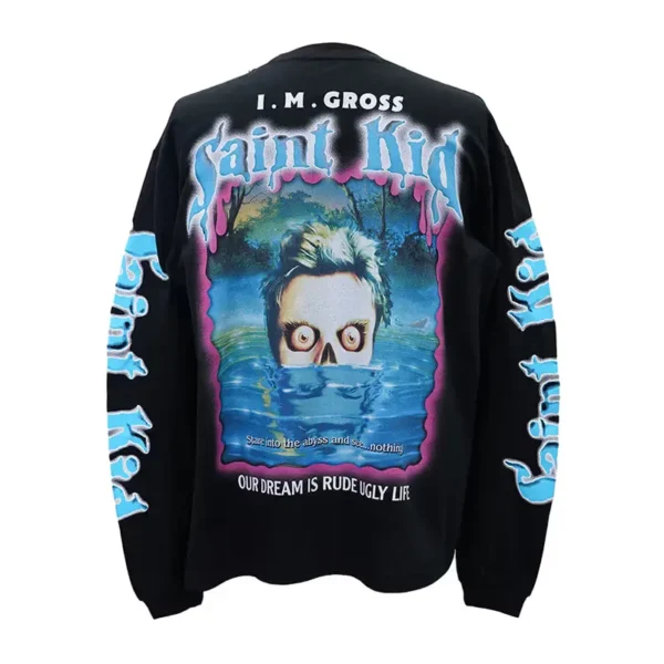 Black SAINT Mxxxxxx × Kid LAROI SAINT Kid Long Sleeve Tee