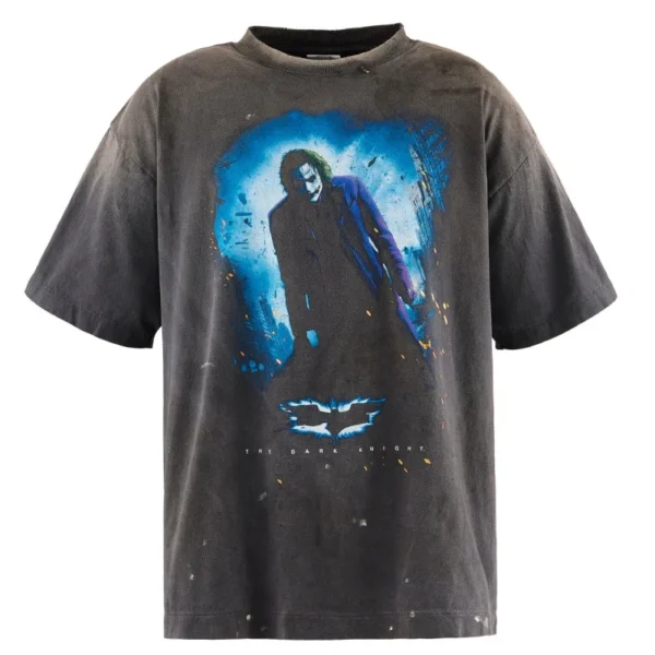 Our Black SAINT Mxxxxxx × The Dark Knight Anarchy Begins Tee channels raw energy and bold style. Its classic crew neck keeps the fit easy and relaxed. Buy Now!