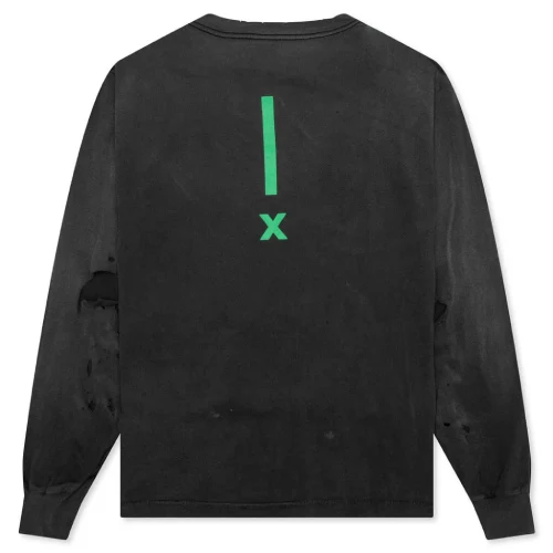 Black Saint Michael X Shermer Academy Saint Room L/S Tee