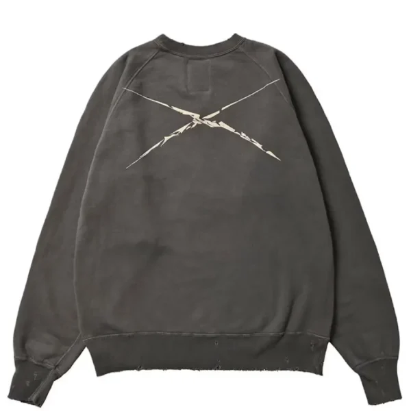 Black Saint Michael x NEXUSVII Suffering Saint Crewneck Sweater