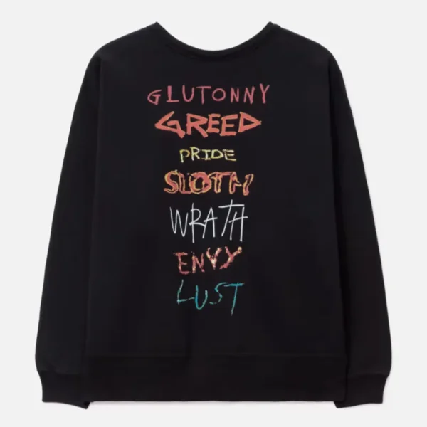 Black Saint Mxxxxxx 7 Deadly Crewneck Sweatshirt