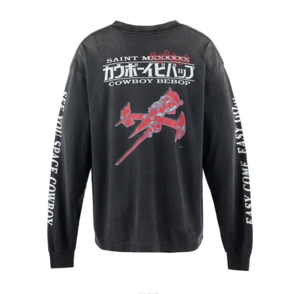 Product Details  The Saint Michael shirt is more than just a piece of clothing; it carries a sense of bold style and symbolic meaning. Known for its unique designs and vintage-inspired details, this shirt has become a favorite for those who appreciate standout fashion. Many wear it as a statement of strength and protection, reflecting the spirit of Saint Michael himself. Its quality fabrics and timeless look make it a versatile option for any wardrobe. Features Premium, durable fabrics Vintage-style graphic designs Relaxed, comfortable fit Adjustable elastic waistband Distressed, washed finish Quality stitching details Iconic Saint Michael artwork Perfect for streetwear looks You May Also Like Saint Michael Clothing, Saint Michael Shirt, Saint Michael Hoodie, Saint Michael Jacket, Saint Michael Long Sleeve, Saint Michael Pants, Saint Michael Shorts, Saint Michael Sweatshirt and Saint Michael Hat.
