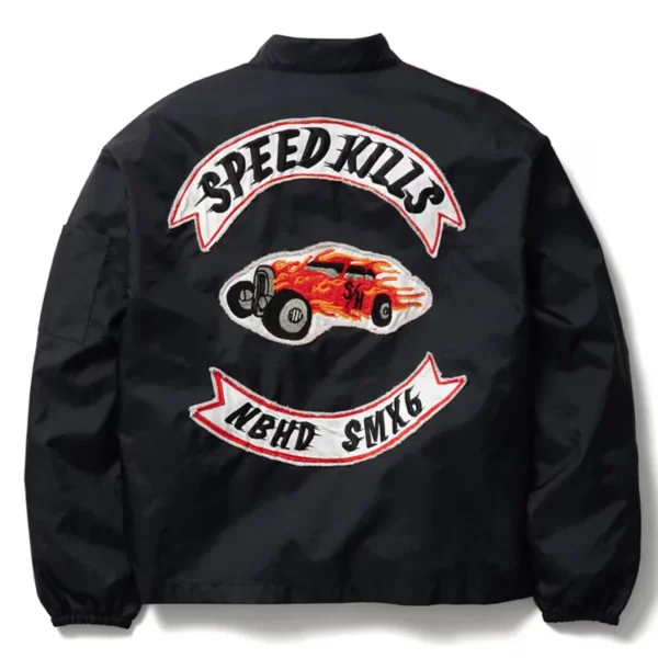 Black Saint Mxxxxxx x NEIGHBORHOOD Speed Kills Zip-Up Jacket