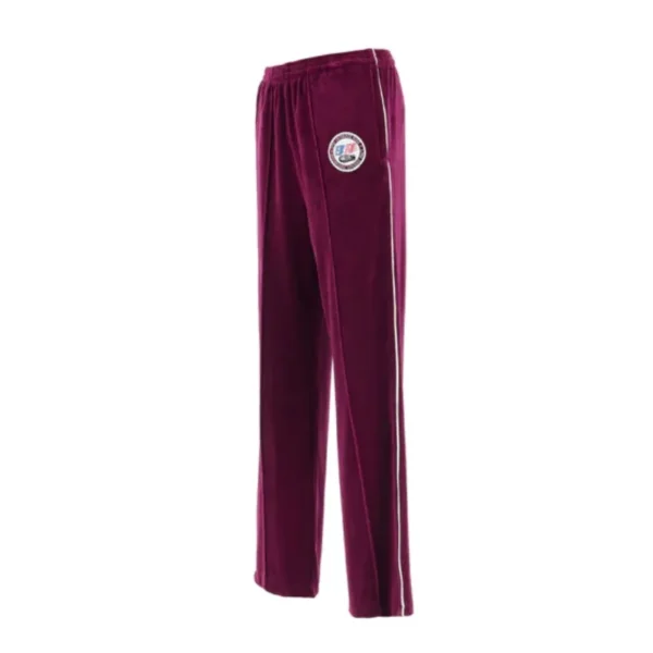 Discover the Burgundy Saint Mxxxxxx X Lastman Track Pants with retro piping and patch detail. A rare streetwear collab you won’t find twice. Purchase Now!