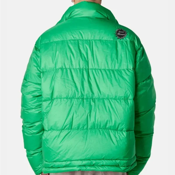 Our Green Saint Mxxxxxx Down Jacket—crafted for ultimate warmth and style. Made from 100% premium nylon, this jacket is lightweight yet durable. Buy now!