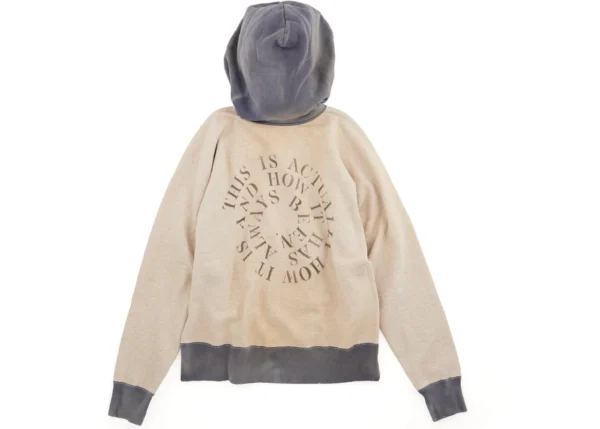 Grey/Navy Saint Mxxxxxx Stencil Hoodie